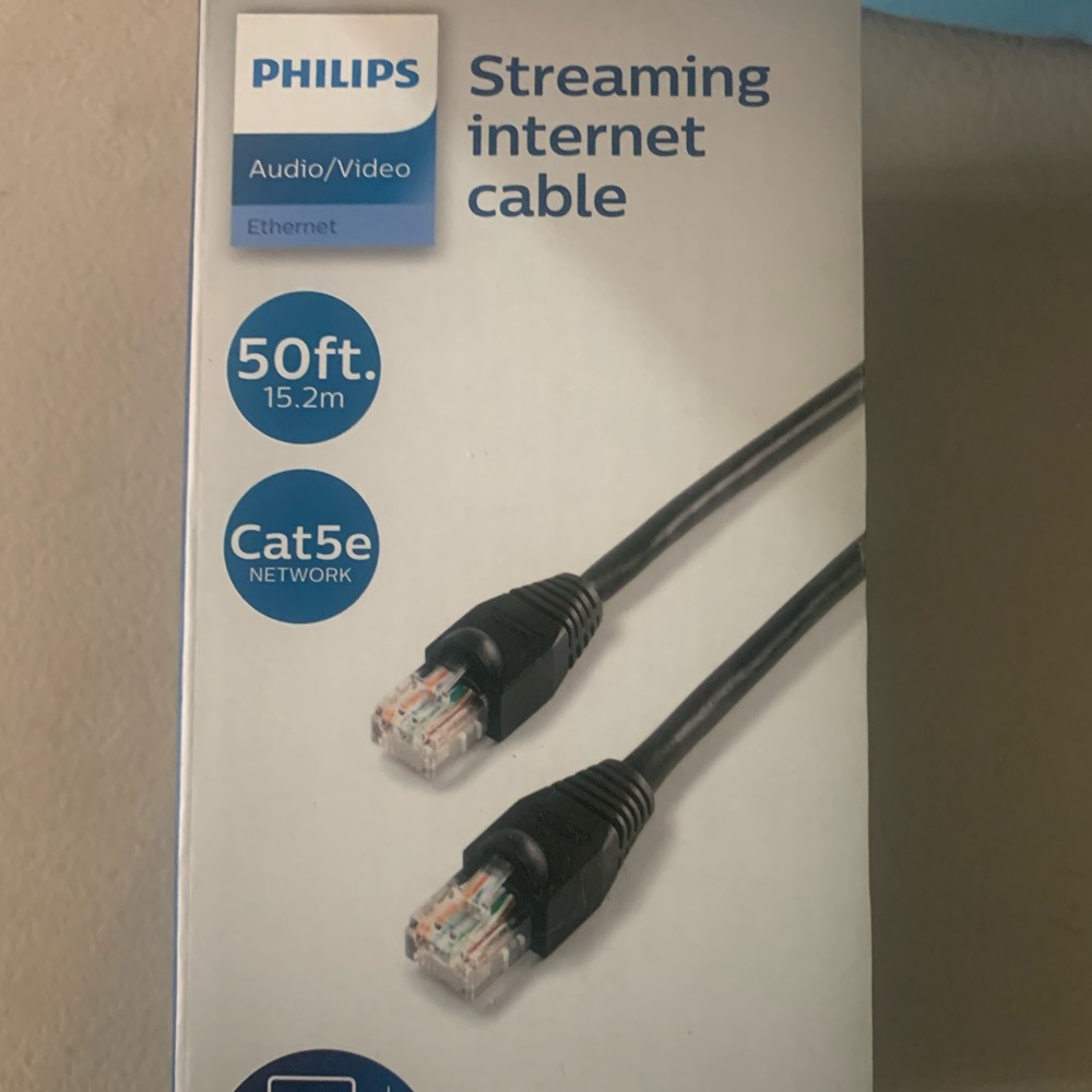 Phillips- UNOPENED STREAMING INTERNET CABLE FOR REMOTE WORK!!